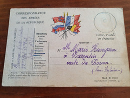 Carte FM Du SP 41 Pour Barentin En 1915 - M 117 - Oorlog 1914-18