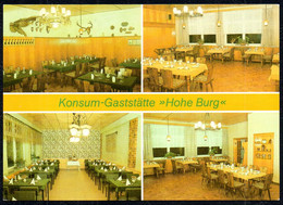 F7532 - TOP Schlemmin Konsum Gaststätte Hohe Burg Innenansicht - Verlag Bild Und Heimat Reichebach - Bützow