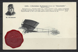 Carte P ( L'Aviateur Audemars / Pilotant Une ,, Demoiselle,, ) - Airmen, Fliers
