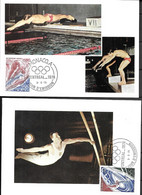 MONACO  SERIE COMPLETE  DE 5 CARTES MONTREAL 1976 - Covers & Documents