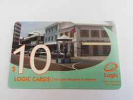 BERMUDA  $ 10,-  BERMUDA    LOGIC  STREET SCENE HAMILTON            PREPAID CARD  Fine USED  **9561** - Bermudes