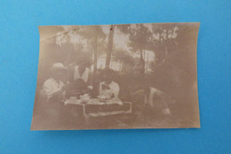 PHOTO ALBUMINEE - 44 LA BAULE - DANS LE JARDIN DE LA VILLA KER GRAIN DE SEL 1912 - Places