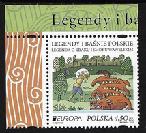 POLONIA /POLAND /POLEN /POLSKA /POLOGNE  -EUROPA 2022-"LEYENDAS Y MITOS".- SERIE De 1 V. -CH-SUP-IZQ - 2022