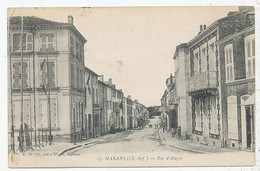 CPA CARTE POSTALE FRANCE 17 MARANS RUE D' ALIGRE 1915 - Other & Unclassified