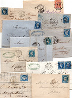 Lot De 10 Lettres - 1871-1875 Ceres