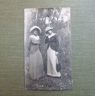 PHOTO ALBUMINEE - 44 LA BAULE - MARCELLE ET EVA LAUNAY - 1914 - Lieux