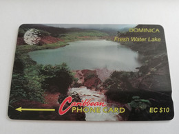 DOMINICA / $10,- GPT CARD  6CDMB  FRESCH WATER  LAKE       Fine Used Card  ** 9585 ** - Dominique