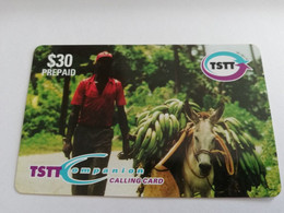 TRINIDAD & TOBAGO    $30,- MAN WITH DONKEY BANANAS    NO T&T-P 22       ** 9587** - Trinité & Tobago