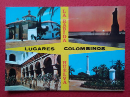 POSTAL POST CARD DE HUELVA LUGARES COLOMBINOS LA RÁBIDA VISTAS DEL MONASTERIO MONUMENTO A COLÓN. CHRISTOPHER COLUMBUS... - Huelva