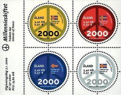 Aland Islands Åland Finland 2000 Millenium Pacific Islands Block Mint - Blocchi E Foglietti