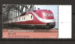 Gemany 2006  Welfare: Railways In Germany, Trans Europ Express VT 11.5 (1957), Locomotive, Train, Mi 2562 MNH(**) - Nuevos