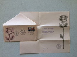 137 FRANCE  ENVELLOPE PREMIER JOUR Floralies Nantaises 9 2 1963 Sud Aviation Philatelique N°1/75 - 1970-1979