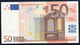 S ITALIA 50 EURO J049   -  TRICHET  UNC - 50 Euro