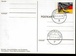 ALLEMAGNE  Carte PAP 1974 Stutgart République D Allemagne - Postkarten - Gebraucht