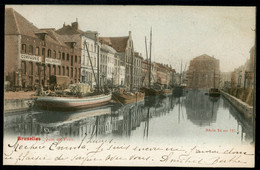 CPA - Carte Postale - Belgique - Bruxelles - Quai Au Foin - 1902  (CP20370OK) - Transport (sea) - Harbour