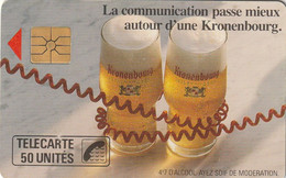 FRANCIA. 0090. BEER - CERVEZA. Kronenbourg Petite Fleche. 09/1989. 27510E. (854) - 1989