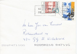 Nederland Brief Uit 2002 Met 2 Zegels (6142) - Storia Postale