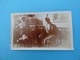 PHOTO ALBUMINEE - PARIS 117 RUE COULAINCOURT - EVA ET MARCELLE LAUNAY - 1915 - Lieux