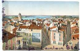 - ARLES - Le Rhône Et Vue Générale Des Arènes, Pub Cacao VAN HOUTEN, écrite, Belles Couleurs, TTBE, Scans.. - Arles