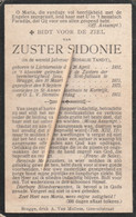 Zuster, Soeur, Rosalie Tandt, Lichtervelde, Brugge, Kortrijk, 1912 - Godsdienst & Esoterisme