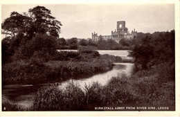 KIRKSTALL ABBEY FROM RIVER AIRE - LEEDS - Leeds