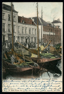 CPA - Carte Postale - Belgique - Bruxelles - Arrivage Des Moules - 1901 (CP20376OK) - Hafenwesen
