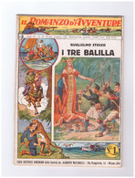 IL ROMANZO D' AVVENTURE - I TRE BALILLA N° 20 Del 1926 - SONZOGNO MILANO - Other