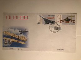 China FDC，2003 The 100th Anniversary Of The Invention Of The Airplane - 2000-2009