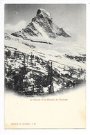 ZERMATT  (Suisse)  Le Cervin Et Le Glacier De Zermatt - VS Valais