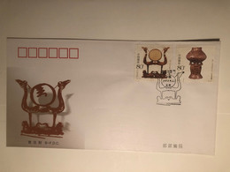 China B-FDC,2004 Lacquers And Potteries - 2000-2009