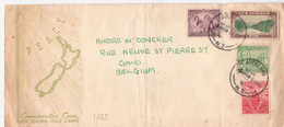 L125 - Lettre De Auckland En 1946 (cachet Modifié) - Storia Postale