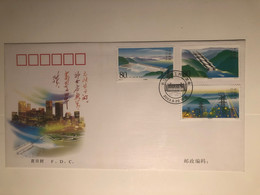 China FDC,2003 The Three Gorges Project On The Yangtze River，Generating Electricity - 2000-2009