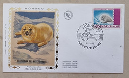 MONACO Mammiferes Marins, Bebe Phoque Yvert N°815  FDC Enveloppe 1 Er Jour . - Andere & Zonder Classificatie