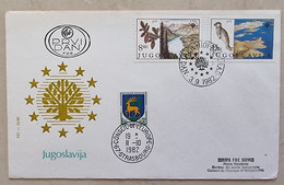 YOUGOSLAVIE Mammiferes Marins, Bebe Phoque Yvert N° 1827/28 FDC Enveloppe 1 Er Jour  1982 - Sonstige & Ohne Zuordnung