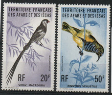 Territoire Français Des Afars Et Des Issas : N° 410 Et 411 Xx Neuf Sans Trace De Charnière Année 1975 - Unused Stamps