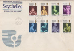 Enveloppe  FDC  1er  Jour   SEYCHELLES   Année  Internationale  De  La  FEMME   1975 - Seychelles (1976-...)