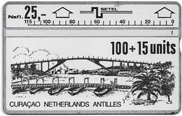 Curacao (Antilles Netherlands) - Setel - L&G - Bridge - 309C - 09.1993, 25NAƒ, 20.000ex, Used - Antillen (Niederländische)