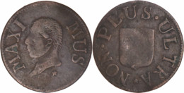 France - Belgique - Jeton De Marchandise - Liard De Lille - 1827 - MAXIMUS - NON PLUS ULTRA - 04-120 - Monetary / Of Necessity