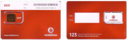 Carte SIM - Espagne - Vodafone - Vodafone Red Card 64K, Série B025 9200 - Vodafone