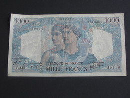 1000 Francs MINERVE ET HERCULE 1946    **** EN ACHAT IMMEDIAT **** - 1 000 F 1945-1950 ''Minerve Et Hercule''