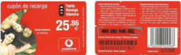 Recharge GSM - Espagne - Vodafone - TopUp Recarga Vitamina, Exp. 31/12/2005 - Vodafone
