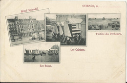 Oostende - Ostende Hôtel Splendid - Flotille Des Pêcheurs - Les Bains - Cabines - Oostende