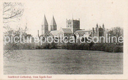 SOUTHWELL CATHEDRAL NEWARK OLD B/W POSTCARD NOTTINGHAMSHIRE - Andere
