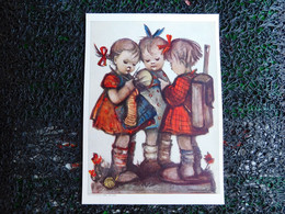 Illustrateur Hummel, N° 5332, 3 Petites Filles   (W9-4) - Hummel