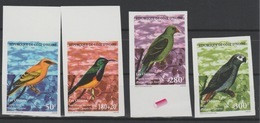 Côte D'Ivoire Ivory Coast 1999 IMPERF NON DENTELES Oiseaux Birds Vögel Pigeon Parrot Perroquet Fauna Faune MNH** - Papegaaien, Parkieten