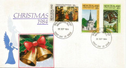 NOUVELLE-ZELANDE  The Joy Of Christmas . Cloches Exprimant La Joie De Noël !  Lettre FDC - Covers & Documents