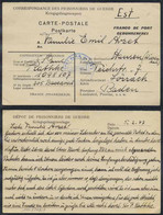 BACCARAT - MEURTHE & MOSELLE / 1947 CAMP D OFFICIERS PRISONNIERS DE GUERRE DE L'AXE / CARTE EN FRANCHISE (ref LE4777) - Guerra Del 1939-45