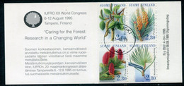 FINLAND 1995 Forestry World Congress Booklet Used.  Michel 1305-08 - Gebraucht