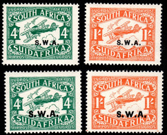 South West Africa 1930 Airmails Mounted Mint - South West Africa (1923-1990)