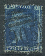 STAMPS - GB - SG 45 2d BLUE - PLATE?  USED - Used Stamps